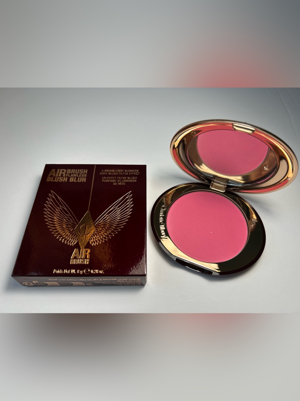 NWT🌷Charlotte Tilbury’s Airbrush Flawless Blush Blur in “Loved Up”